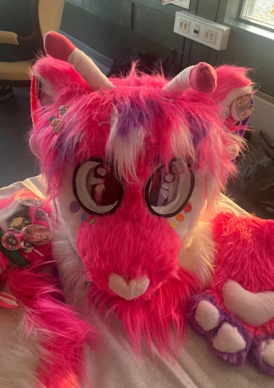 Foto af Plys Cosplay hoved