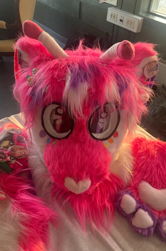 Foto af Plys Cosplay hoved